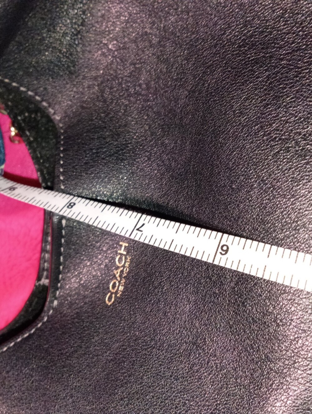 Coach Brooklyn Black Leather Shoulder Hobo with Gold Chain Detail - Picture 3 of 13